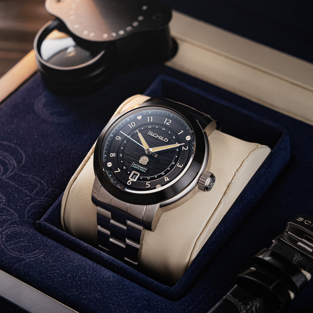 HEINRICH SWISS AUTOMATIC LIMITED EDITION LIMITED EDITION BLACK / STAINLESS STEEL