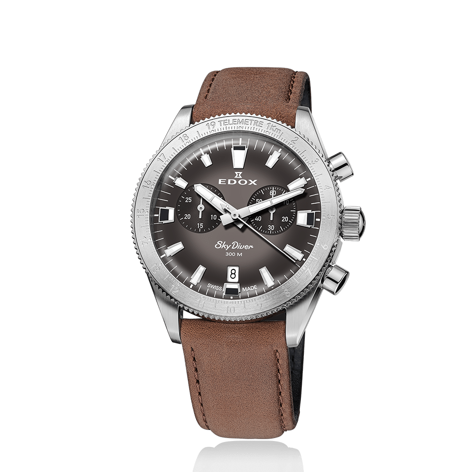 SkyDiver Grey / Stainless Steel Grey Dial