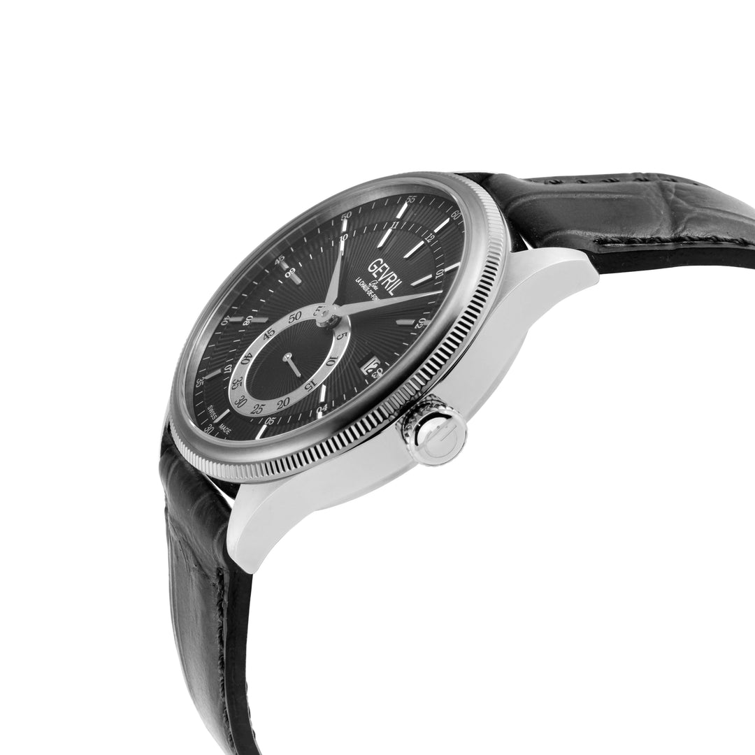 Empire Swiss made Automatic ETA 2895, 316L Case, Black Dial, second subdials | B