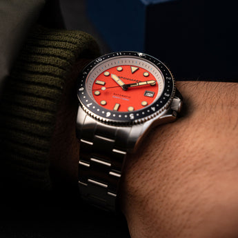 Croft Pioneer Automatic Orange / Stainless Steel | Orange Dial