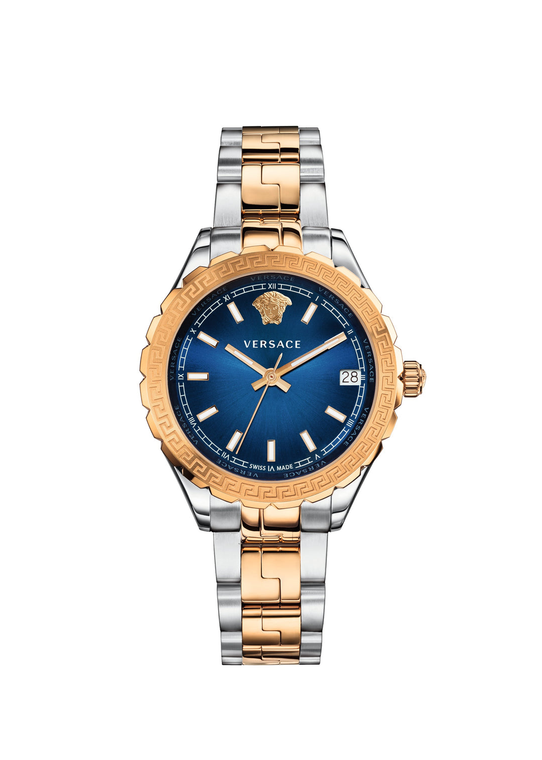 Hellenyium 35mm / Blue / Silver and Gold | Blue Dial
