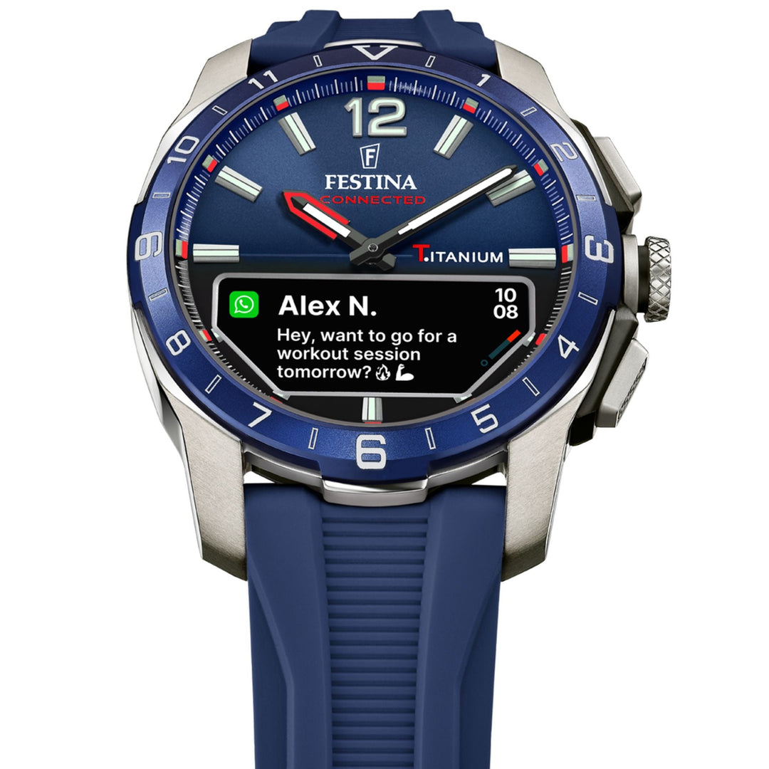 CONNECTED Blue / Plastic | Blue Dial