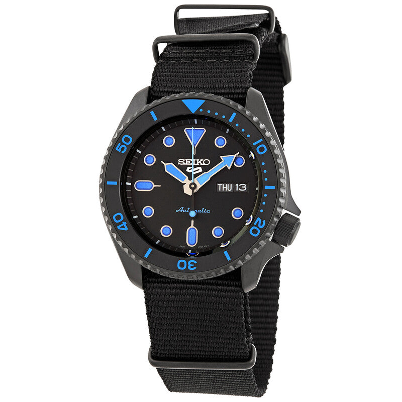 5 Sports SYX Black Dial / Black Nylon Strap Black Dial