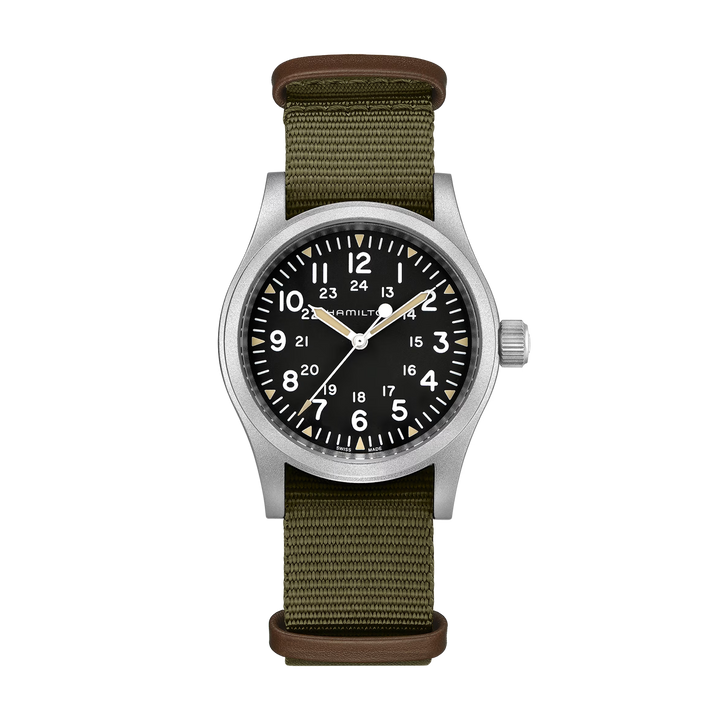 KHAKI FIELD Black / Fabric Black Dial