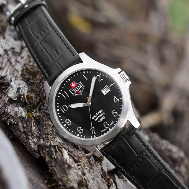 Alpha I Black dial, black leather Black Dial