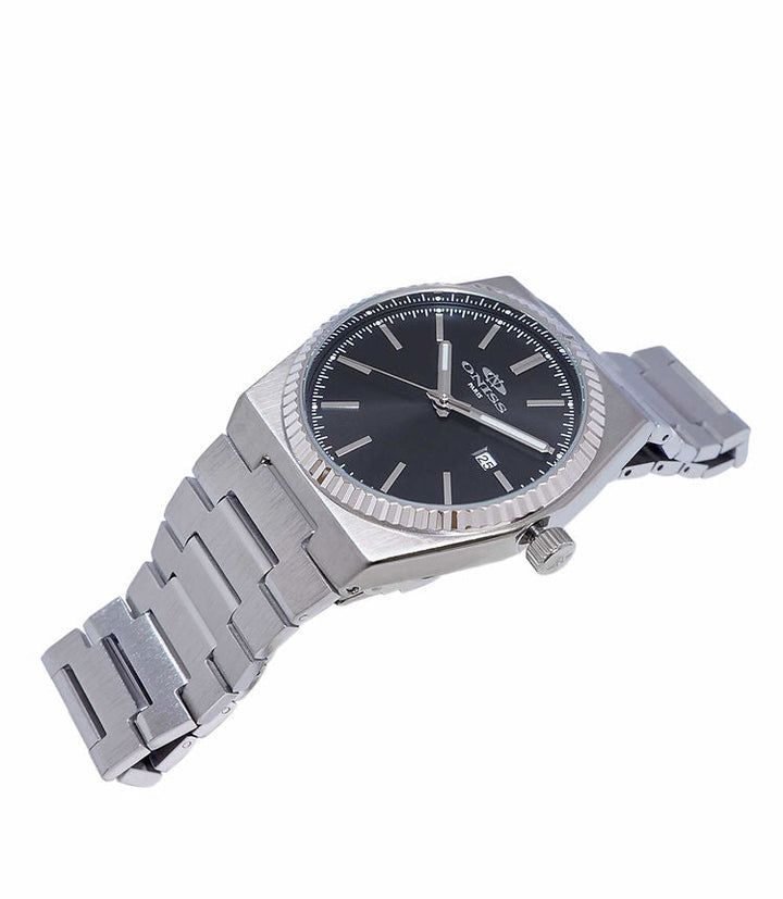 Stratos Date Black Dial / Stainless Steel Bracelet Black Dial