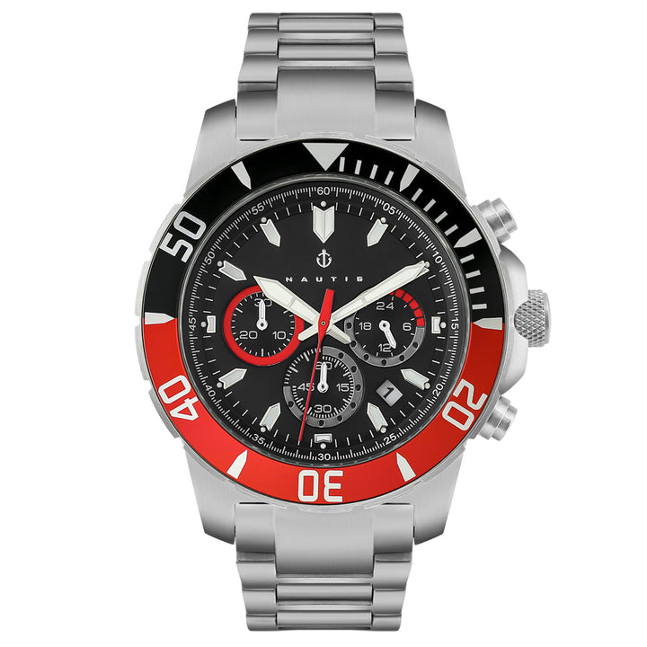 Dive Chrono 500 Black/Red | Black Dial