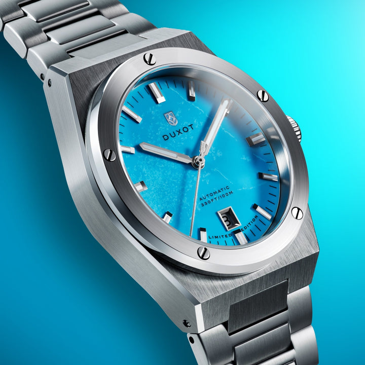 Bastia Automatic Lapidary Limited Edition Blue Dial / Stainless Steel Bracelet B
