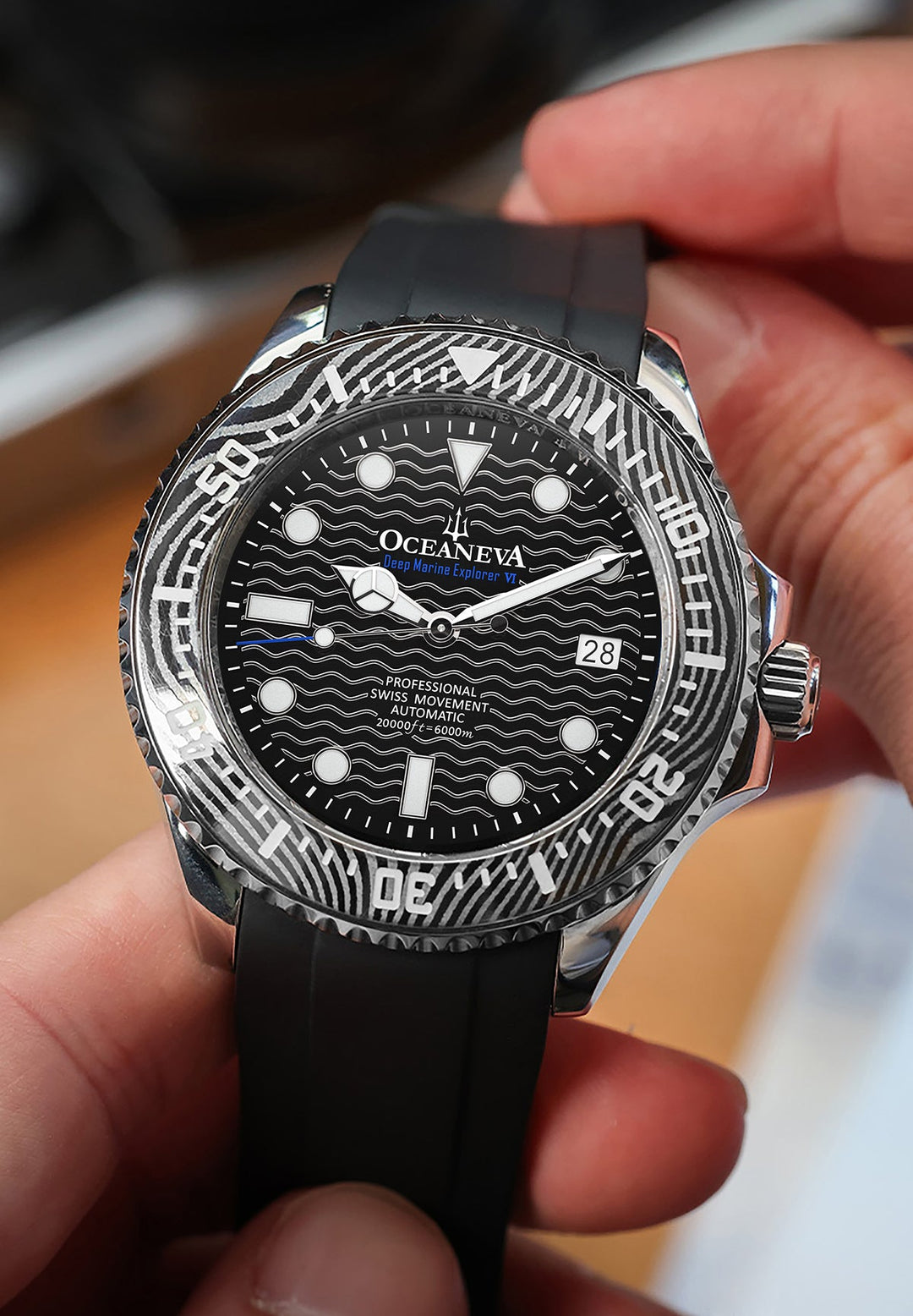 Deep Marine Explorer VI 6000m Grade 5 Titanium 6000m/BlackDial | Black Dial