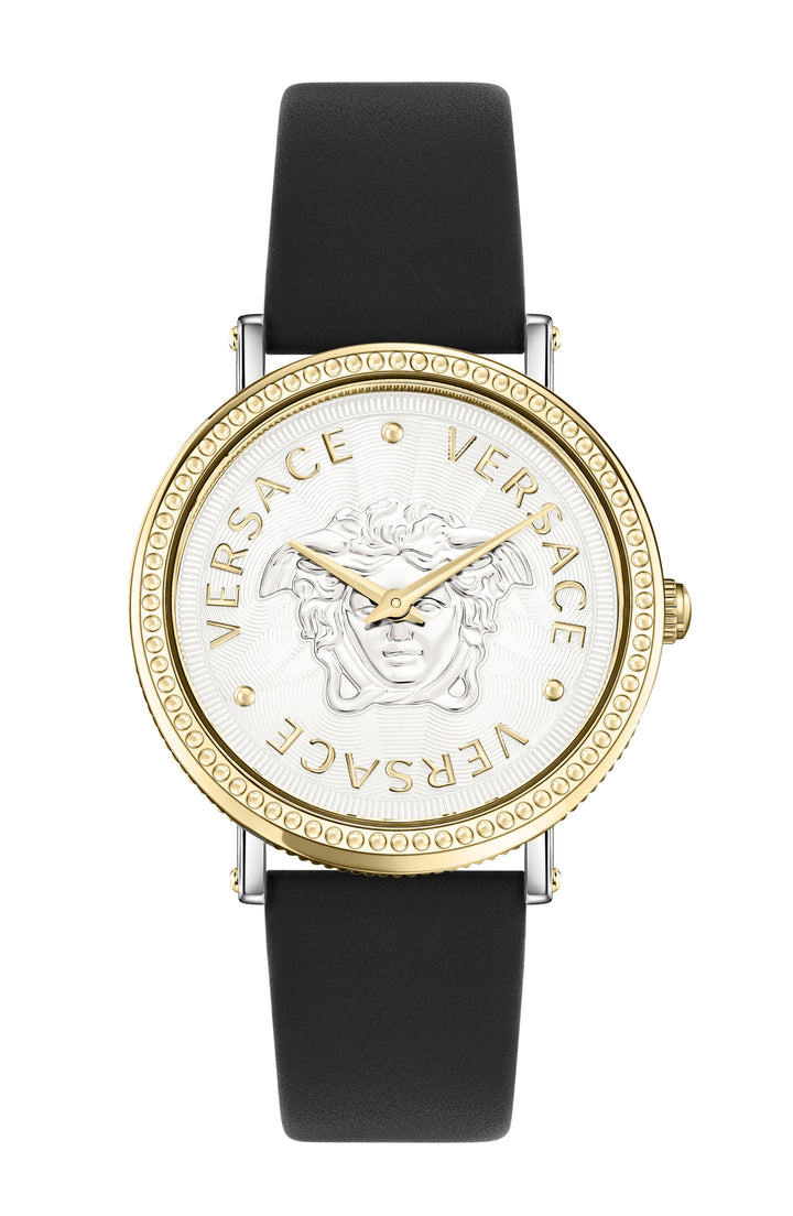 V-Dollar 37mm / Silver / Black | Silver Dial