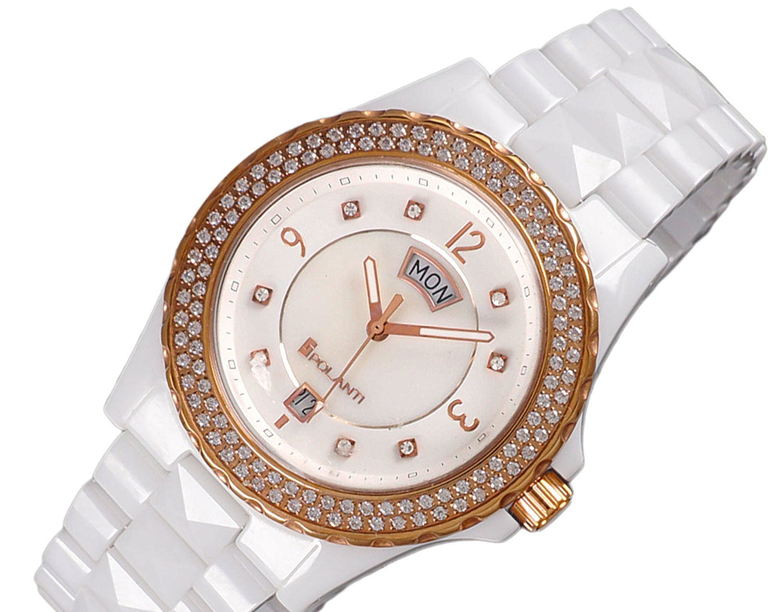 Ceramic II WHITE CERAMIC /ROSETONE | White Dial