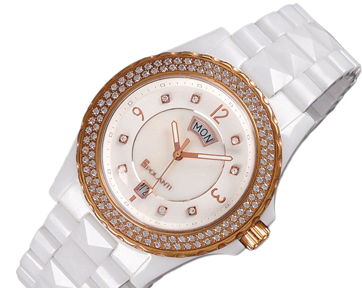 Ceramic II WHITE CERAMIC /ROSETONE | White Dial