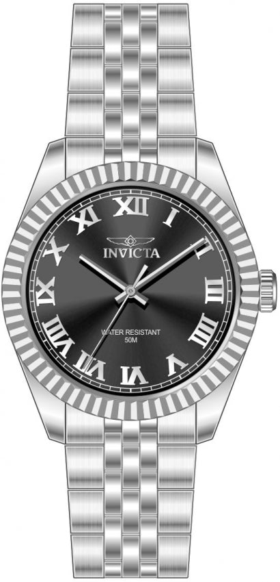 Specialty Black Dial / Silver Stainless Steel Bracelet Black Dial