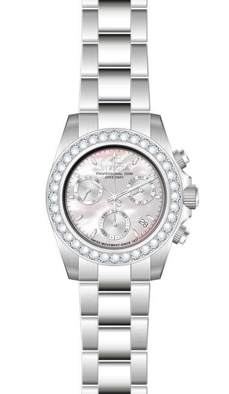 Elite Diamond Mother-of-Pearl dial / Silver Stainless Steel Bracelet Mother-of-P