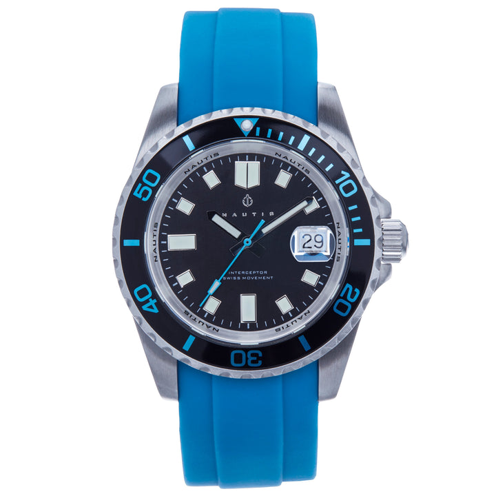 Interceptor Light Blue | Black Dial