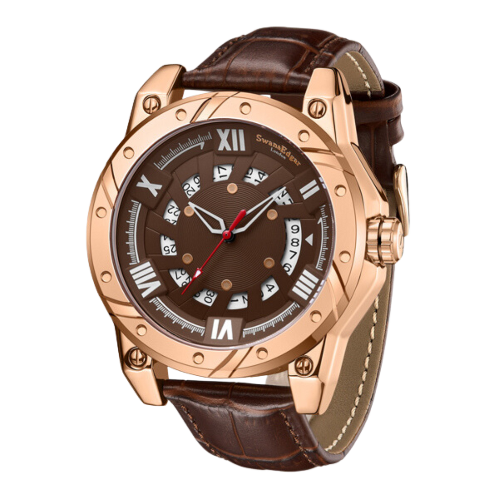 Engineer Automatic Brown  Dial / Brown Leather Strap Brown Dial