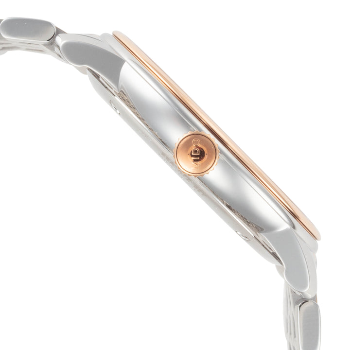 Smiling Moon 39mm / White / Silver and Gold | White Dial