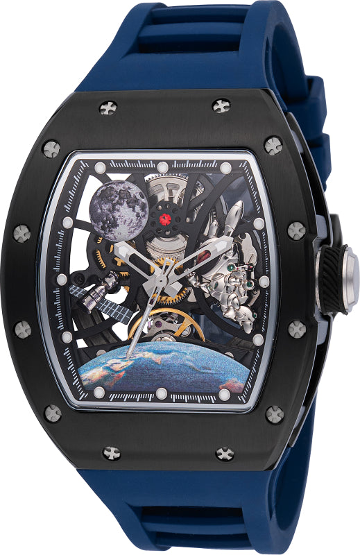 S1 Rally 41mm / Black / Blue | Black Dial