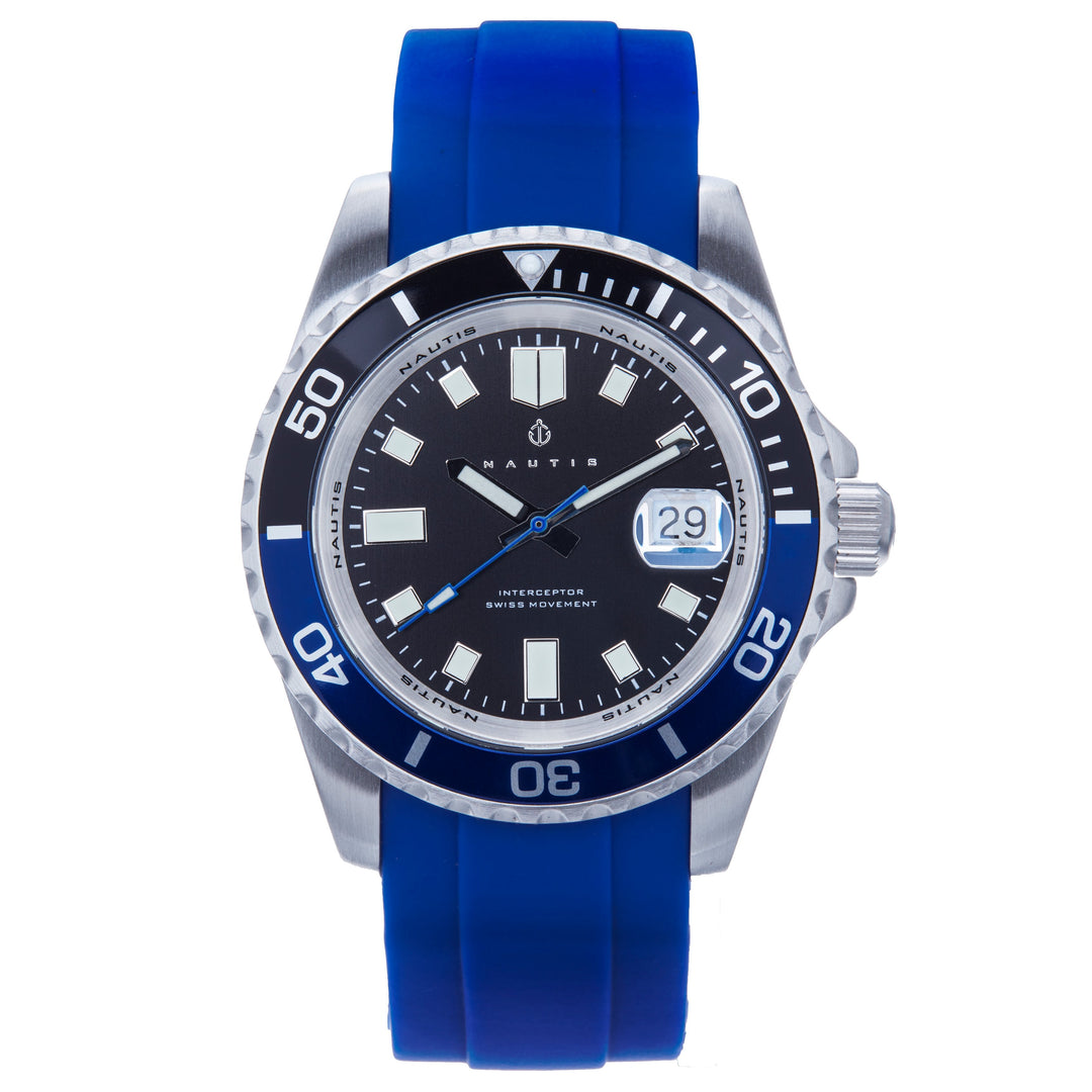 Interceptor Navy | Black Dial