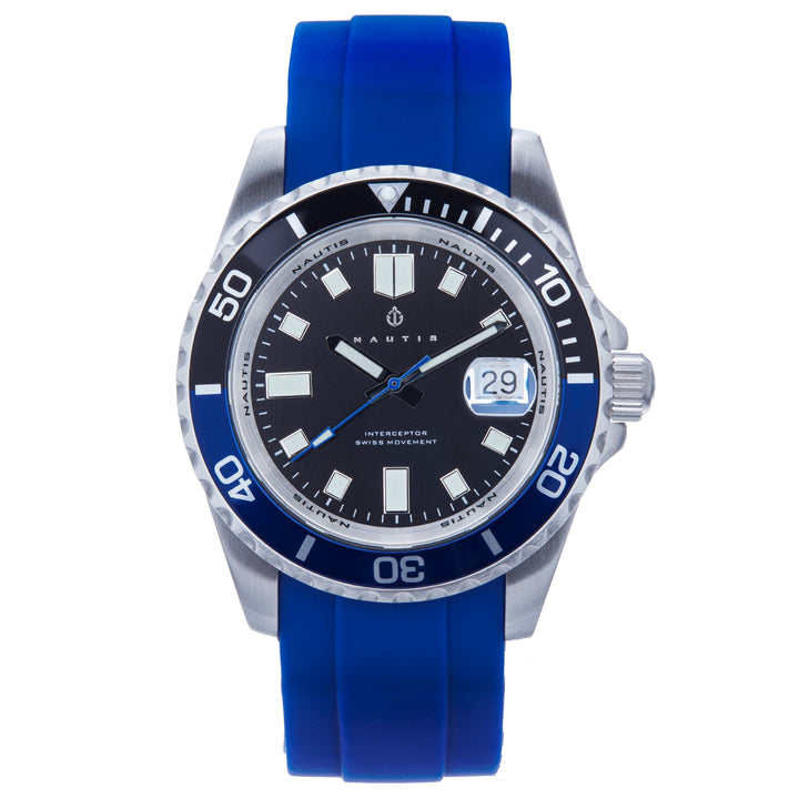 Interceptor Navy | Black Dial