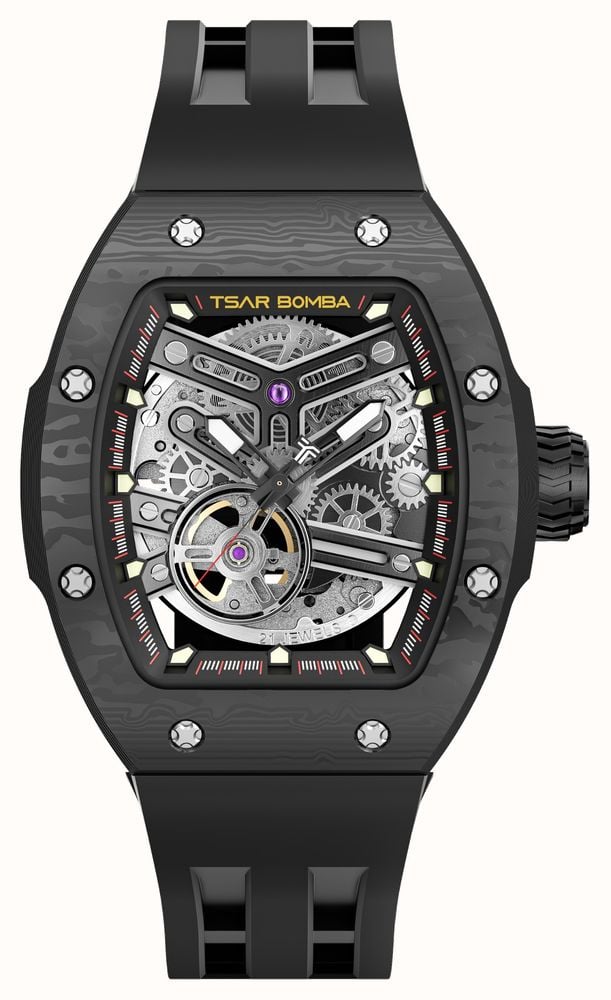 Atomic black /white | Black Dial