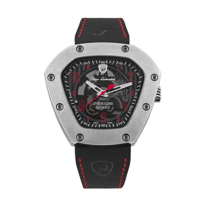 Spyderleggero Skeleton TITANIUM / RED (Extended Ship Time from Switzerland) Blac