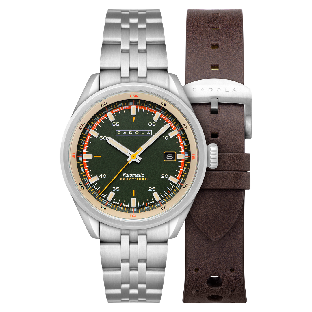 Pista Automatic Green / Stainless Steel Green Dial