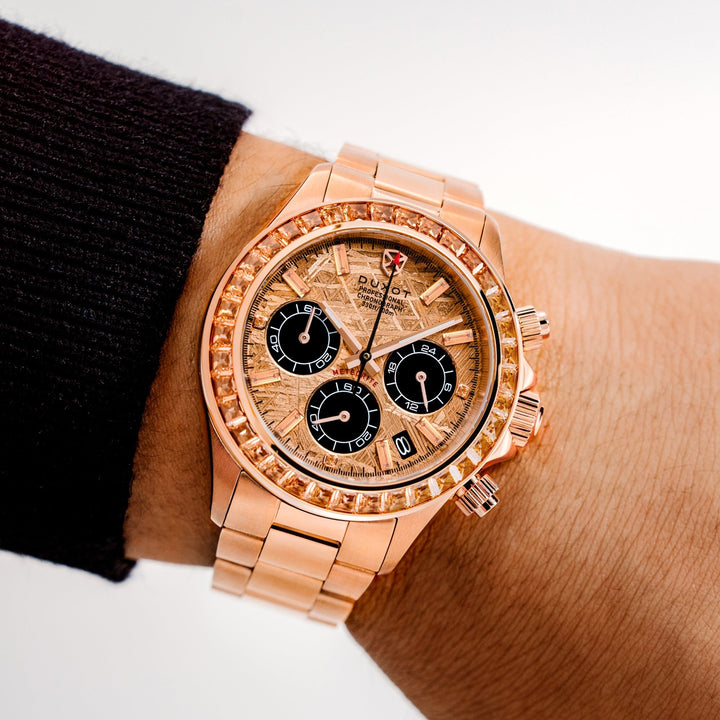 Accelero Meteorite Chronograph Limited Edition Rose Gold / Stainless Steel | Ros