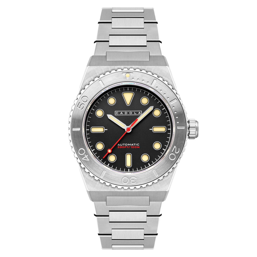 Farina Automatic Black / Stainless Steel | Black Dial