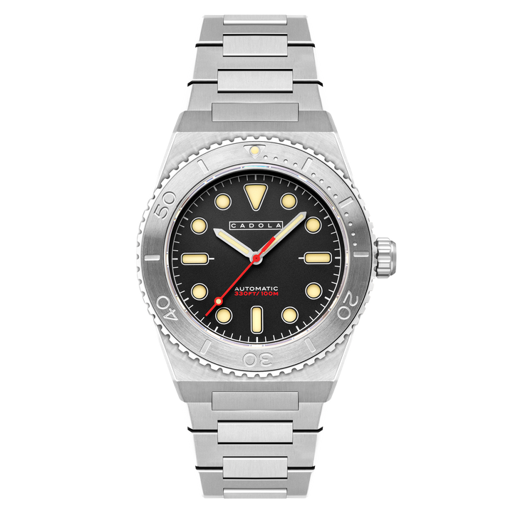 Farina Automatic Black / Stainless Steel | Black Dial