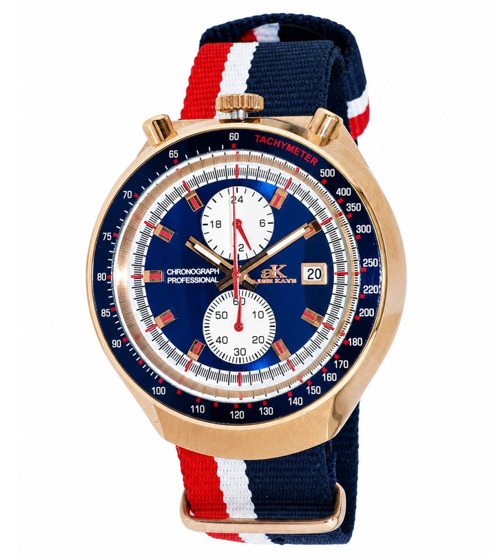 MUSCLE COLLECTION BLUE-ROSETONE/ MULTI-COLOR Blue Dial