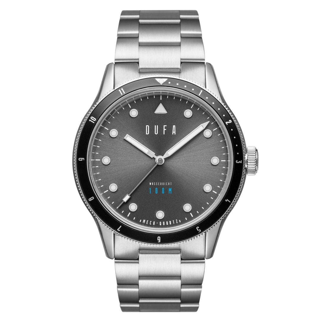 TAUCHEN MECA QUARTZ Gray  / Stainless Steel | Gray Dial