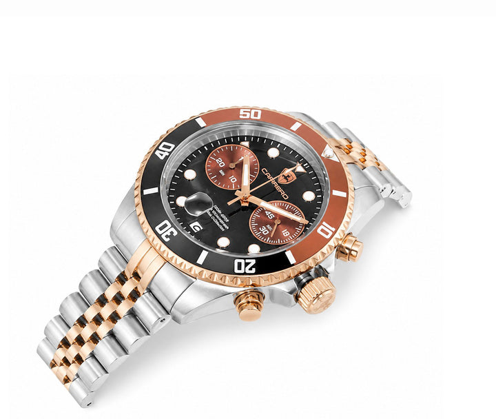 DeepMar Collection BLACK / BROWN Black Dial