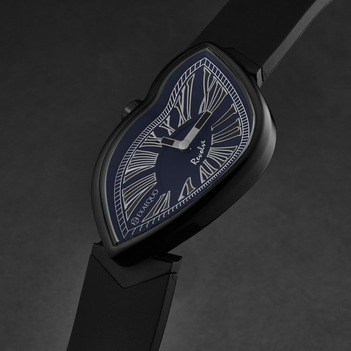 Revolve Blue / Black Blue Dial
