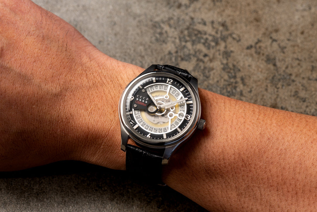 Sputnik - 2 Automatic Black / Stainless Steel | Black Dial
