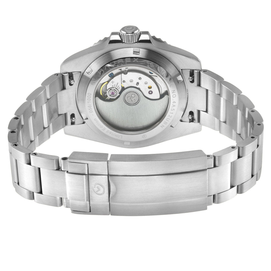 Barracuda 316L Case, Black Sunray Dial, Ceramic Bezel, 316L Stainless Steel Brac