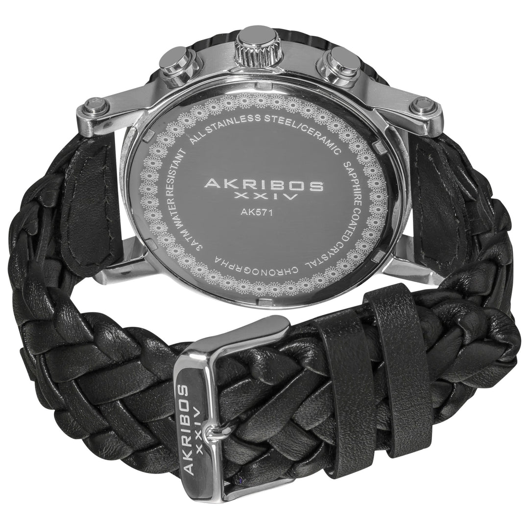 Multifunction Chronograph Silver Tone/Stainless Steel/Fabric | Silver Dial