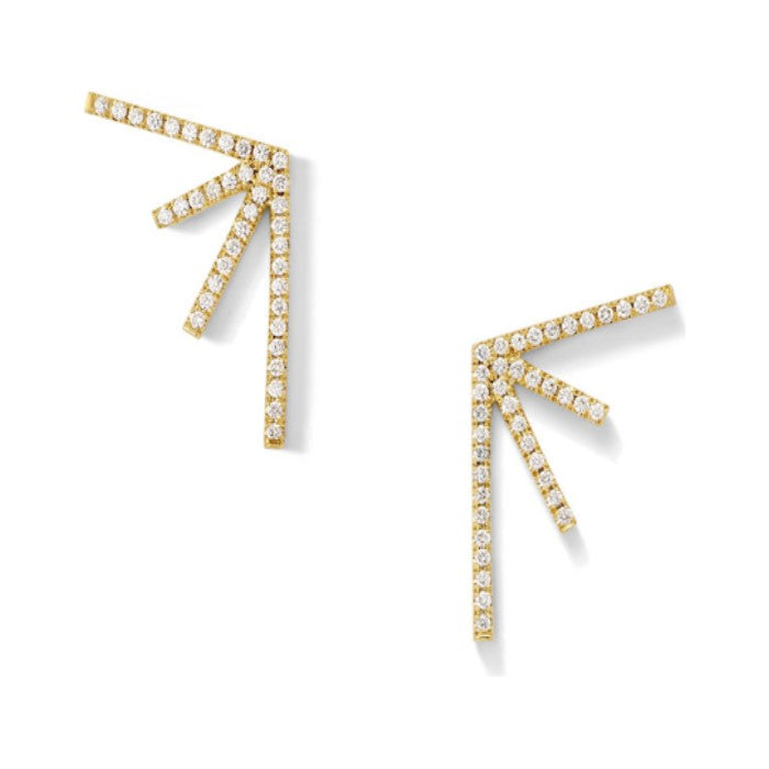 Edgy Pave Earrings