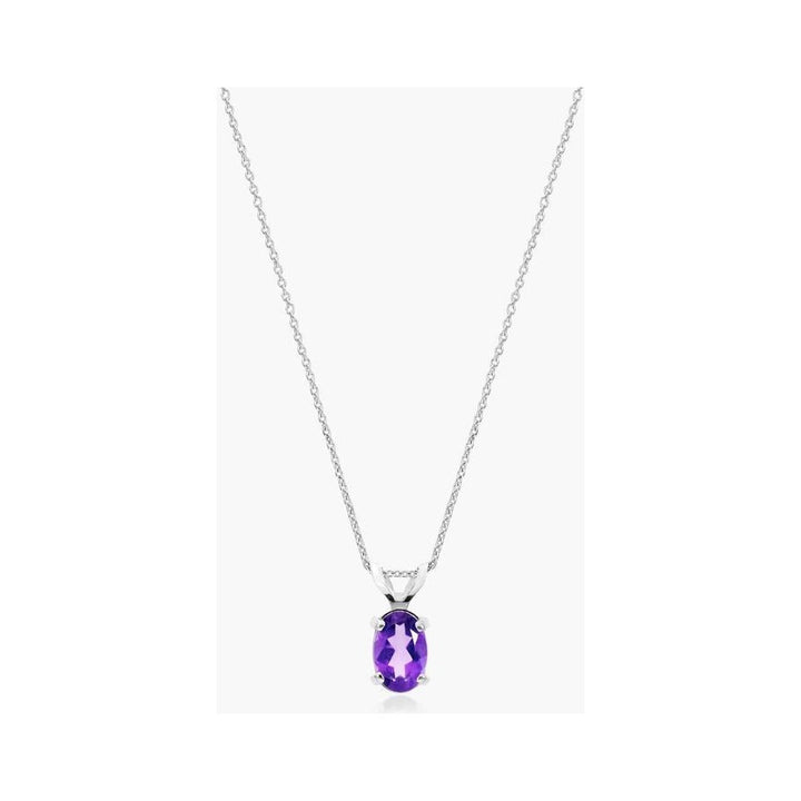 Amethyst Rabbit Ear Necklace
