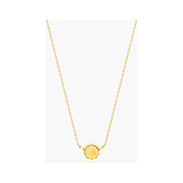 Beaded Citrine Necklace