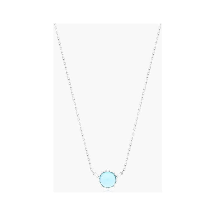 Beaded Blue Topaz Necklace