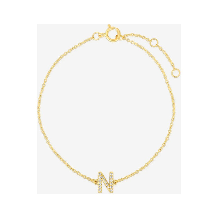 Diamond Initial Bracelet