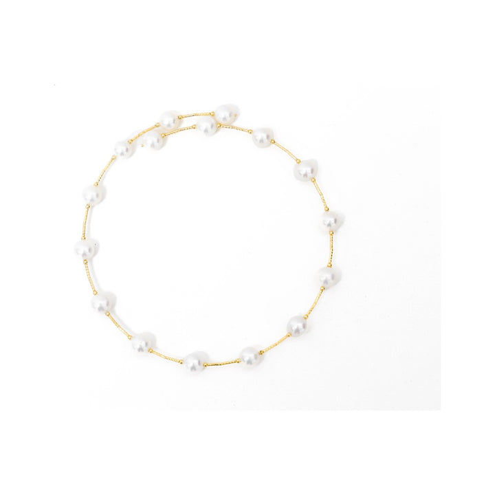 Amelia Beaded Pearl Choker