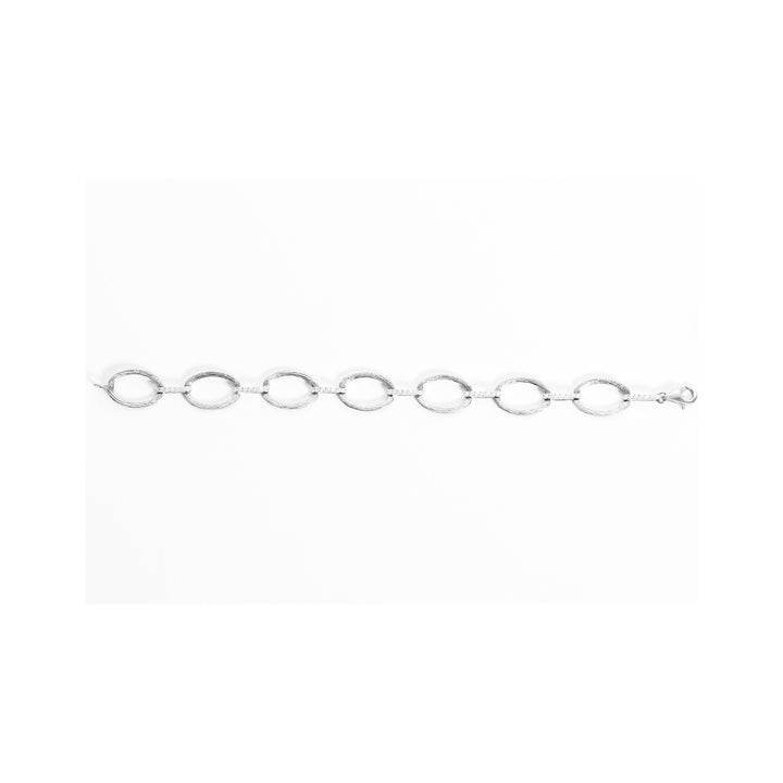 Layla Textured Round Link Bracelet