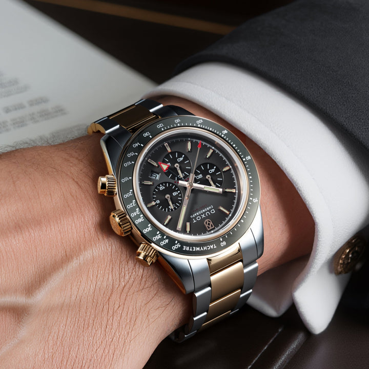 Vitesse Dual Time Chronograph Grey / Stainless Steel | Grey Dial