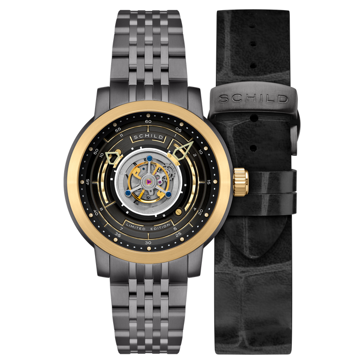 Heinrich Cyclone Tourbillon Limited Edition Grey / Gray Stainless Steel |  Dial