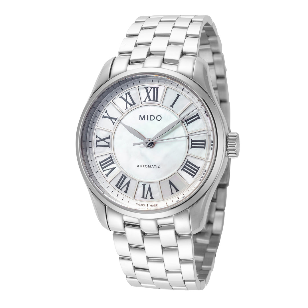 Belluna II 33mm / Mother-of-Pearl / Silver | Mother-Of-Pearl Dial