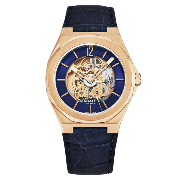 Open mind MAN-RO-08-RL / Blue | Blue Dial