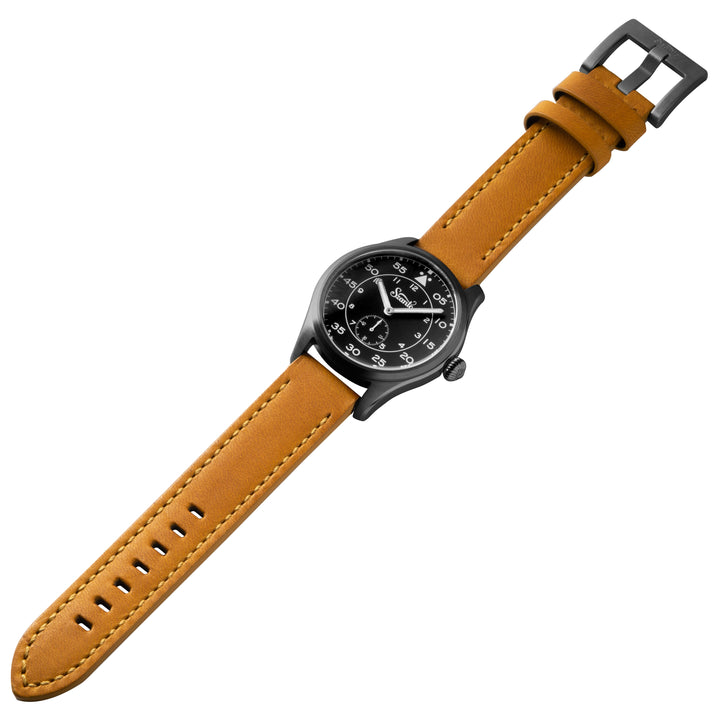 Heritage Aviator 2750 Series Gun Gray / Black / Tan | Black Dial