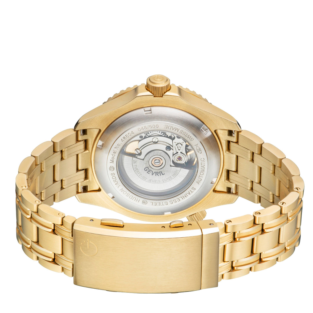 Hudson Yards Sellita SW200 Automatic Swiss Made Watch ceramic bezel helium valve